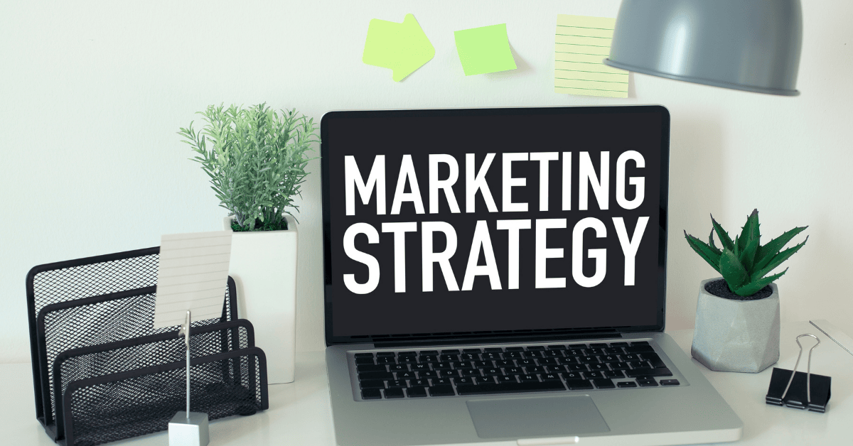 Marketing strategy business concept