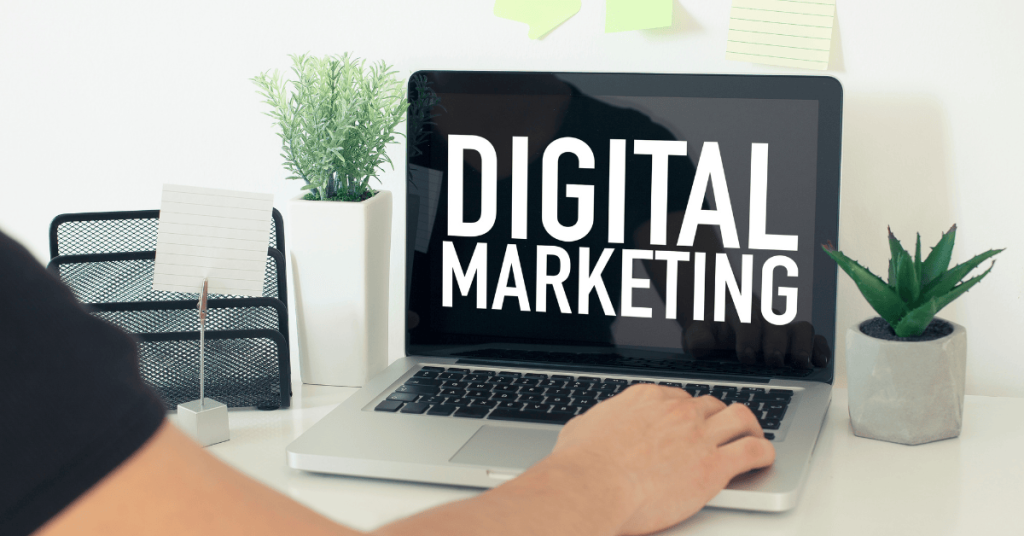 Finding the Right Digital Marketing Consultant Near You?: Digital Marketing on a screen