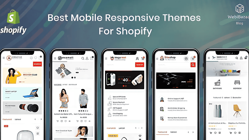 Customizable Shopify theme on desktop and mobile devices