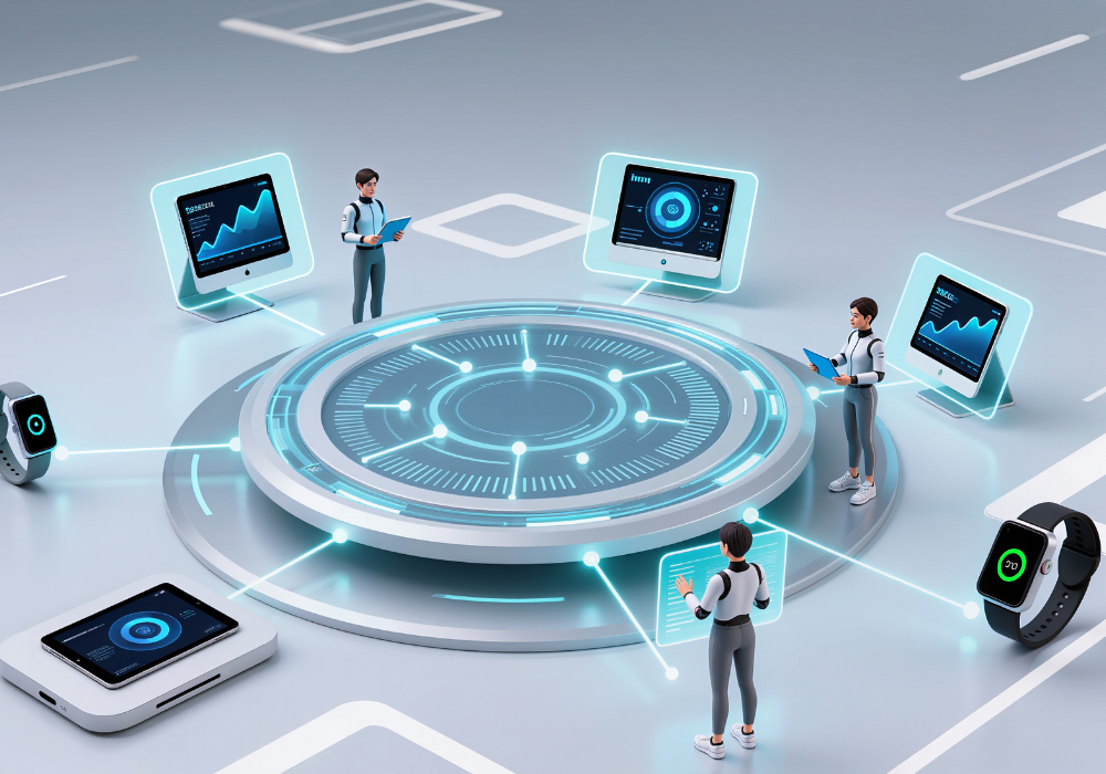 Digital interface with connected devices